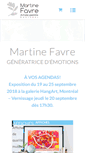 Mobile Screenshot of martinefavre.com